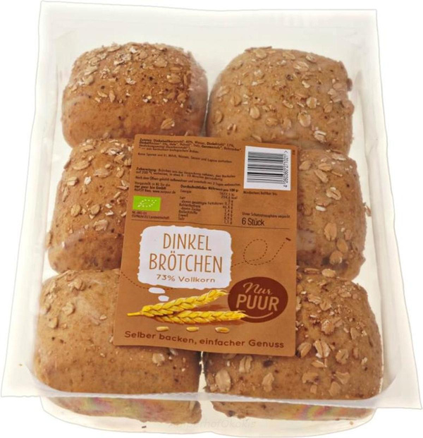 product photo for Dinkel Brötchen Vollkorn 300 g