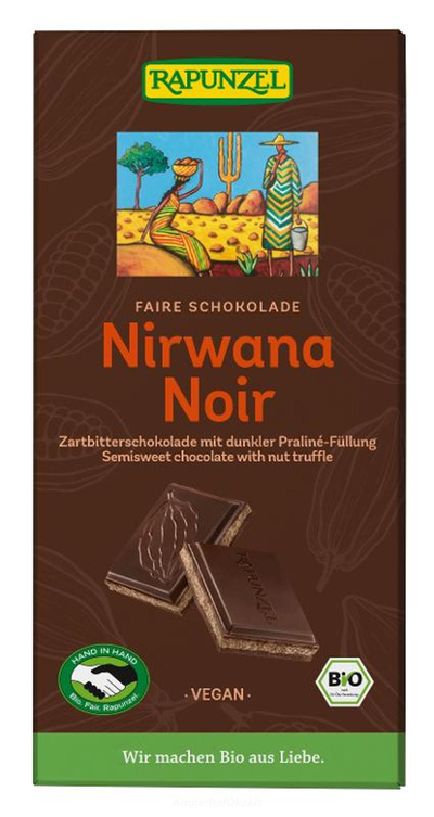 Produktfoto zu Schokolade Nirwana Noir 100 g
