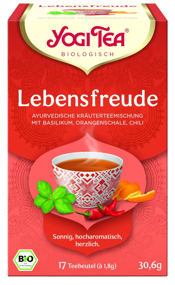 Lebensfreude Tee von Yogi Tea