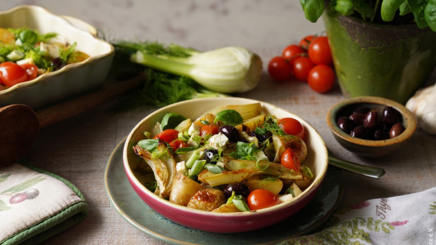 Rezeptbild für Mediterraner Kartoffelsalat